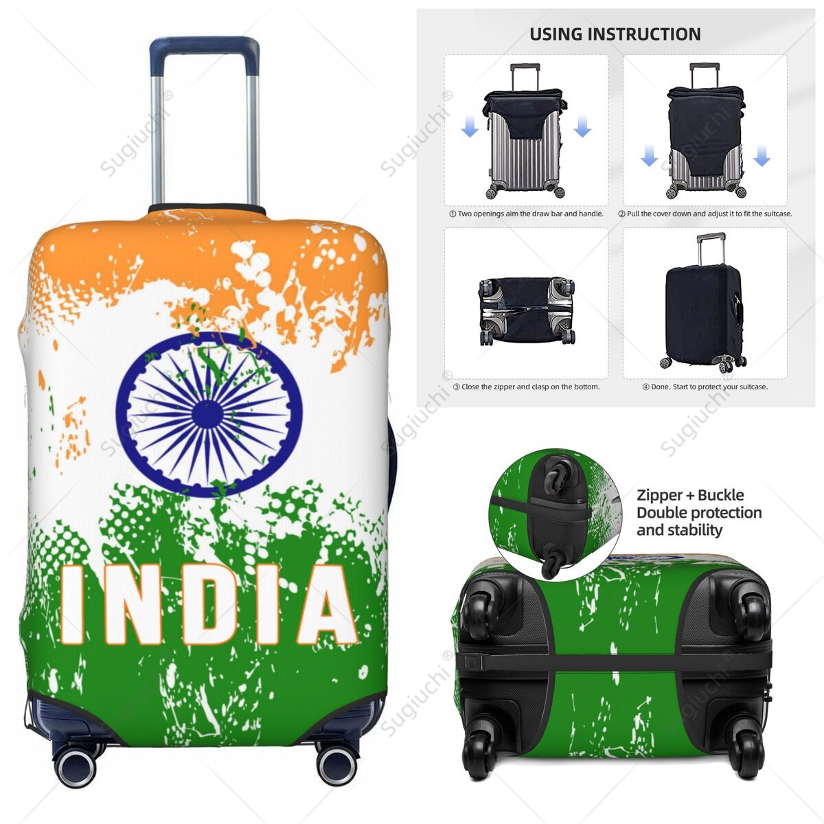 Travel Accessories India - Чехол для багажа с изображением флага
