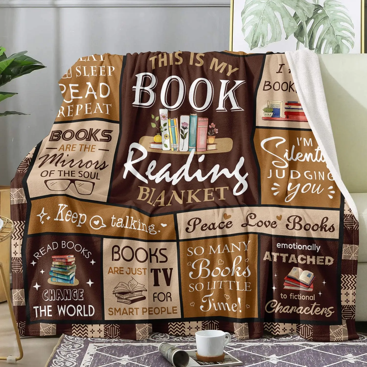 Плед для любителей книг – лучш – обзор и цена Travel Accessories Ideas
