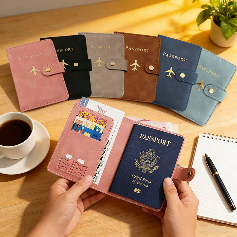 Кожаный чехол-обложка для пасп – обзор и цена Travel Accessories Wallet